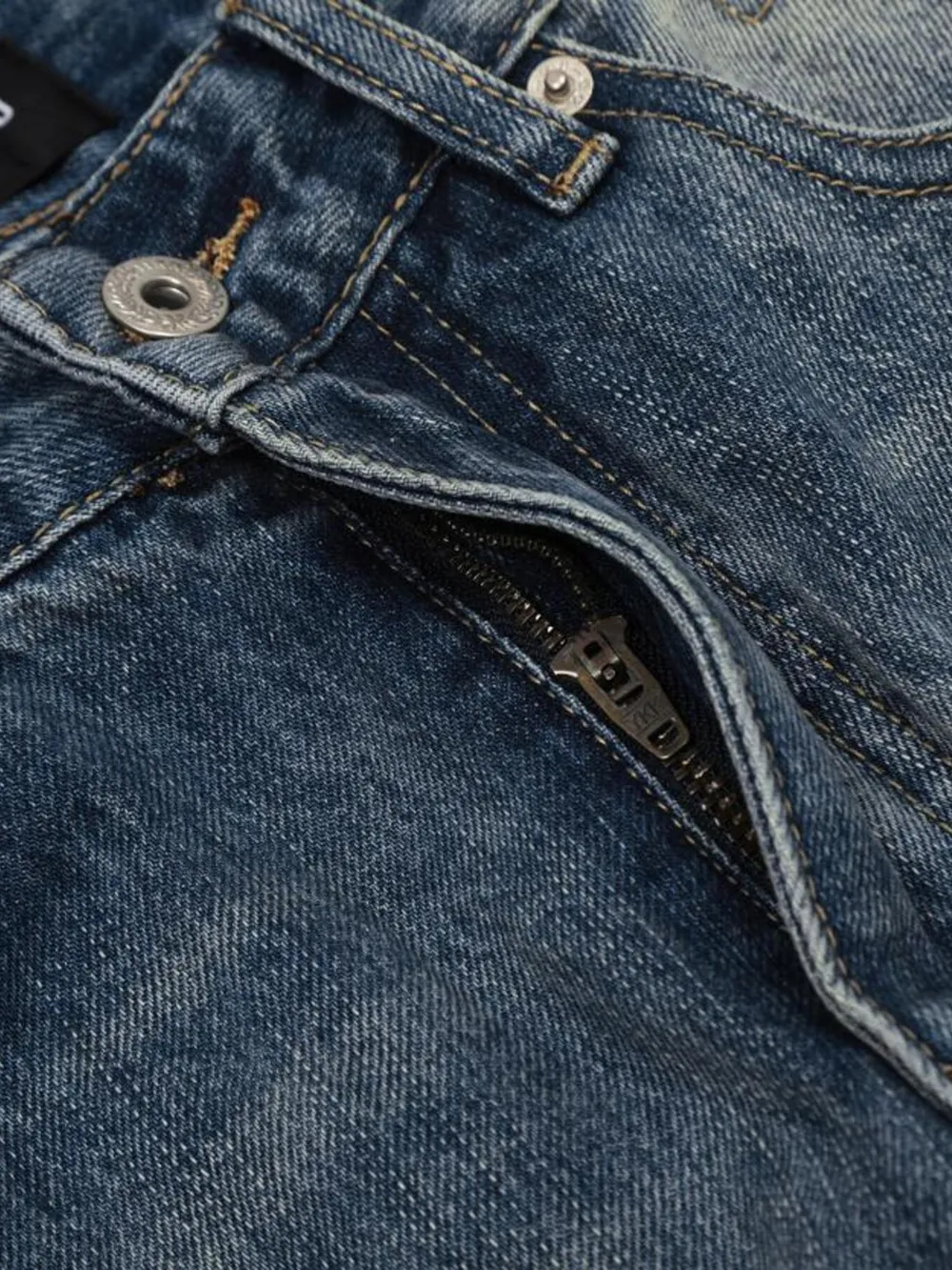Men's Vintage Wash Distressed Jeans, image 15