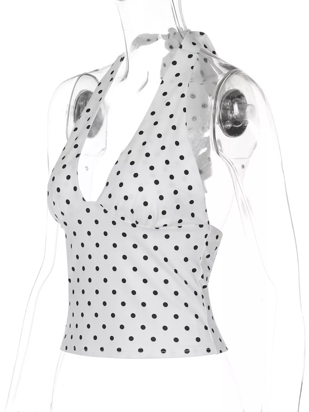 Polka Dot Halter Neck Cami, image 8