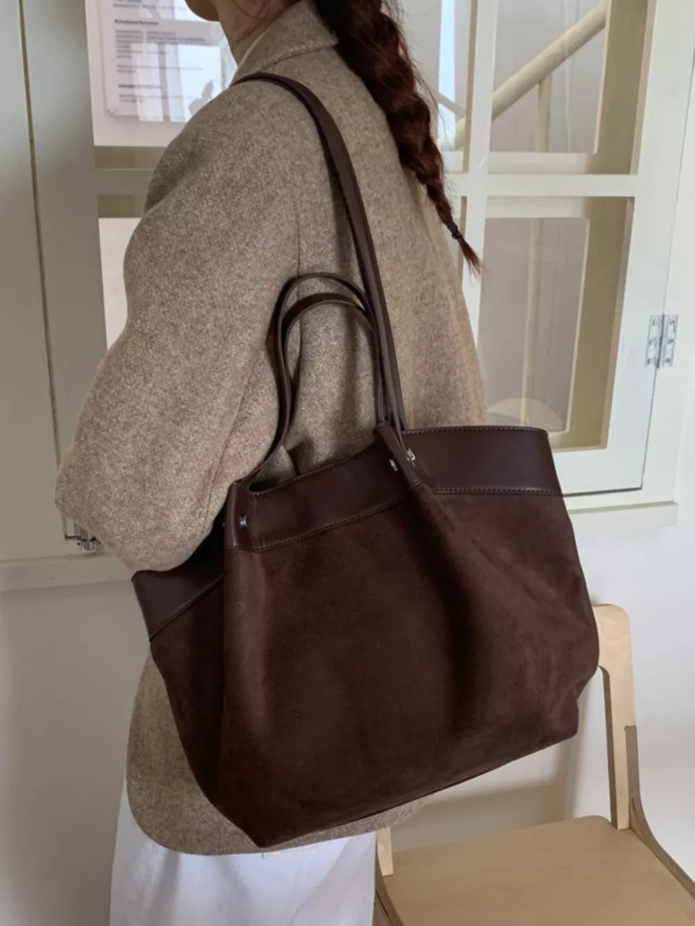 Lightweight Classic Color Tote Bag, image 3