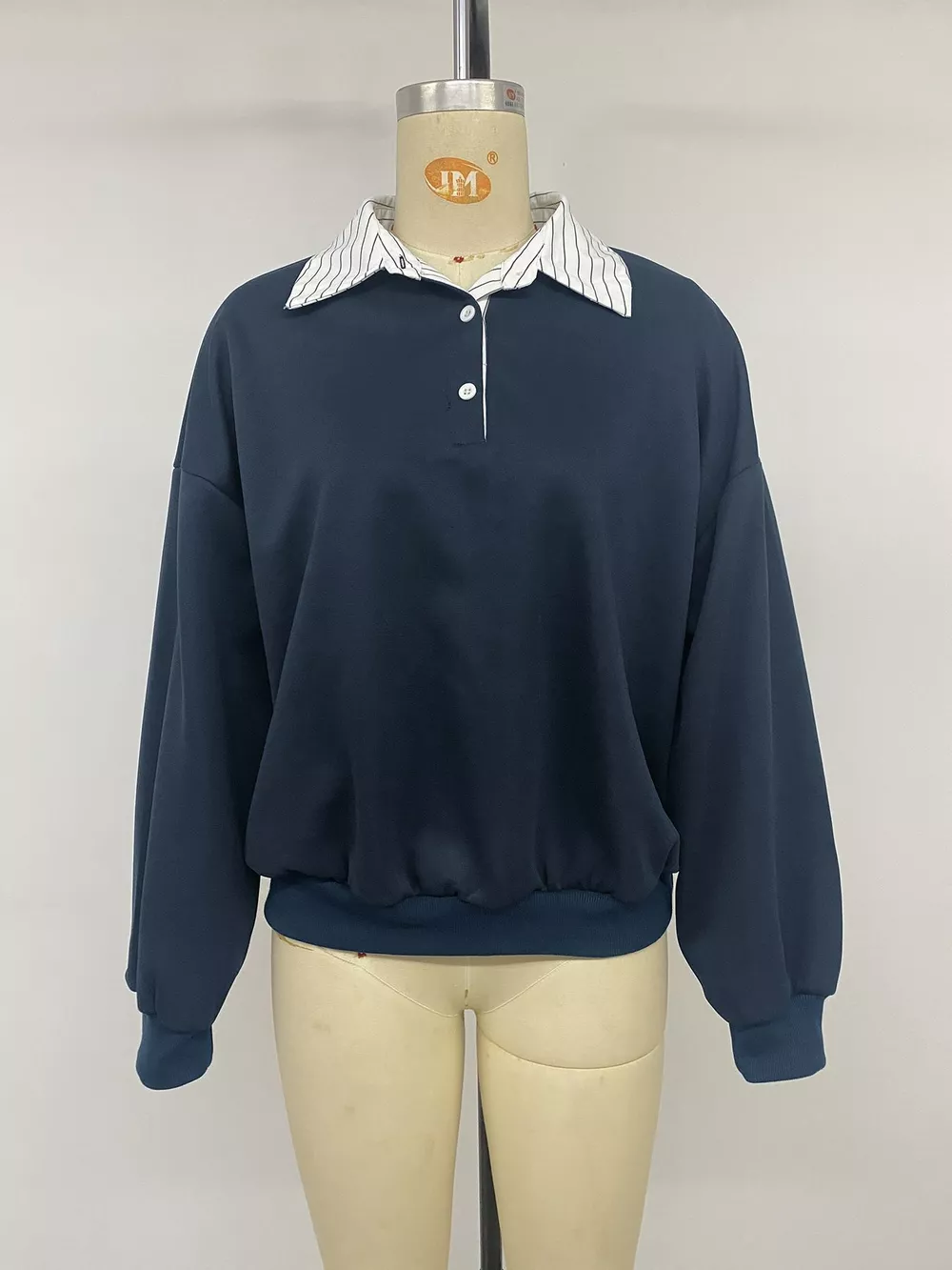Button Detail Dropped Shoulder Sweatshirt, image 13