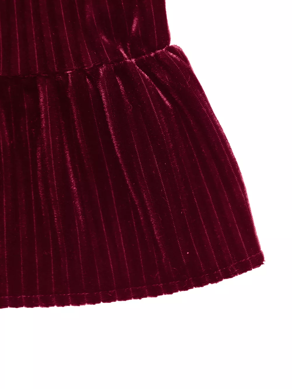 Velvet Tie Front Tiered Mini Dress, image 8