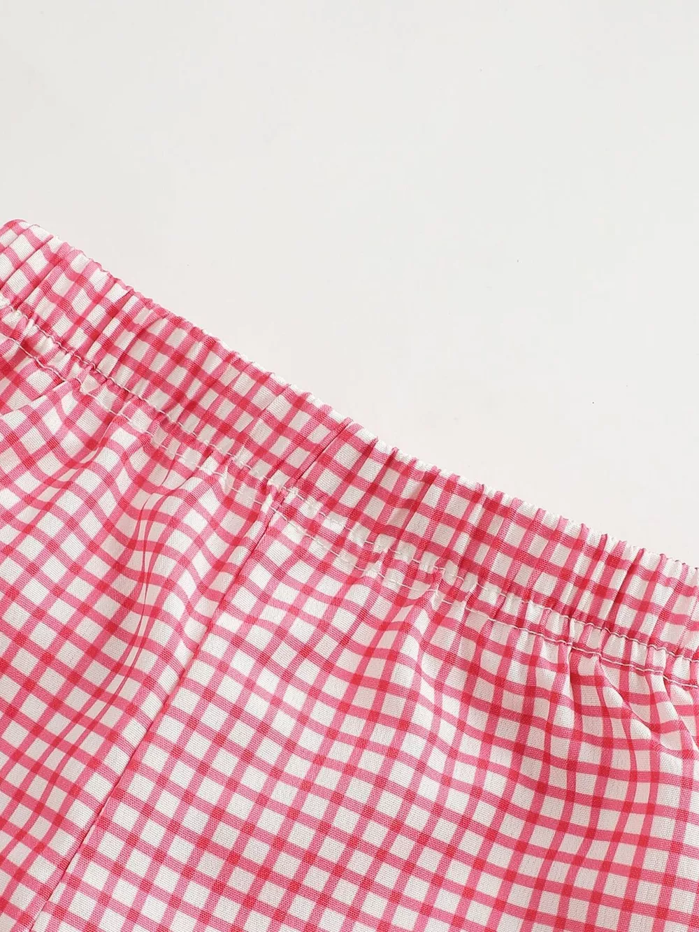 Children's Chicken T-shirt and Gingham Shorts Set, image 3