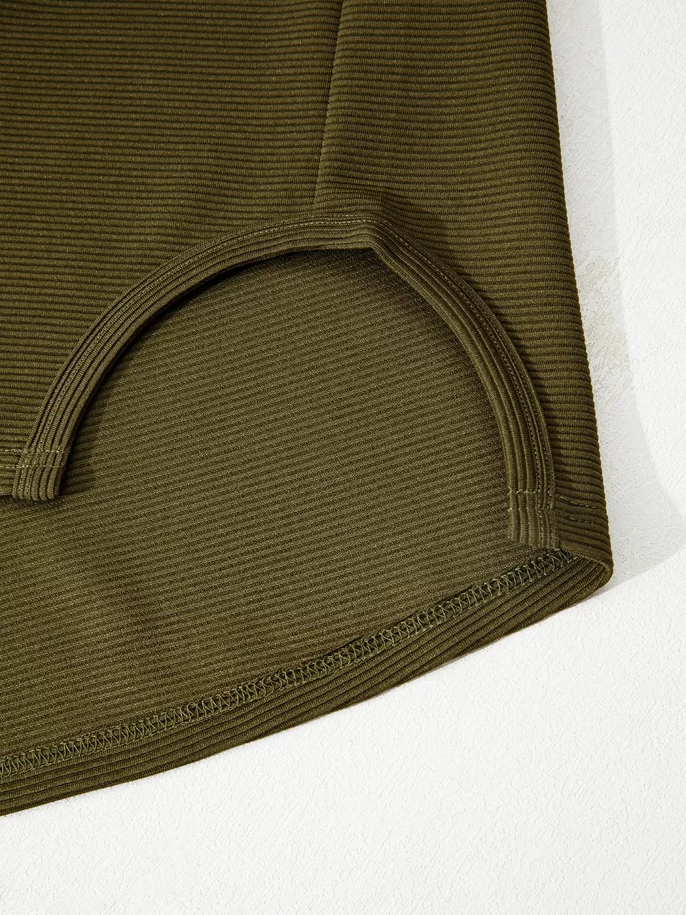 Ribbed Knit Oversized Sweatshirt, image 6