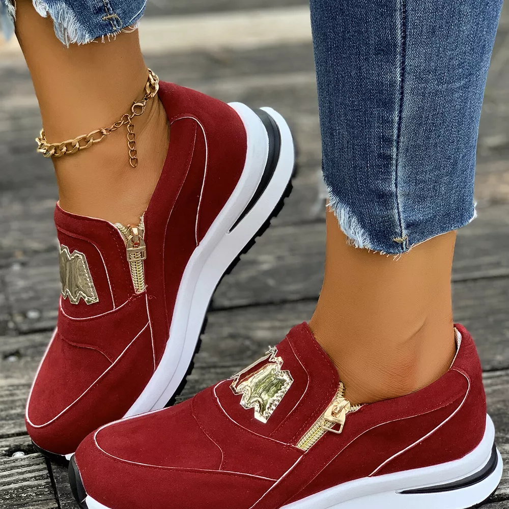 Round Toe Platform Slip-Ons, image 8