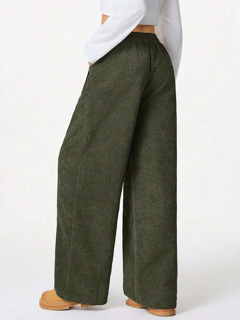 Wide Leg Drawstring Pants, image 6