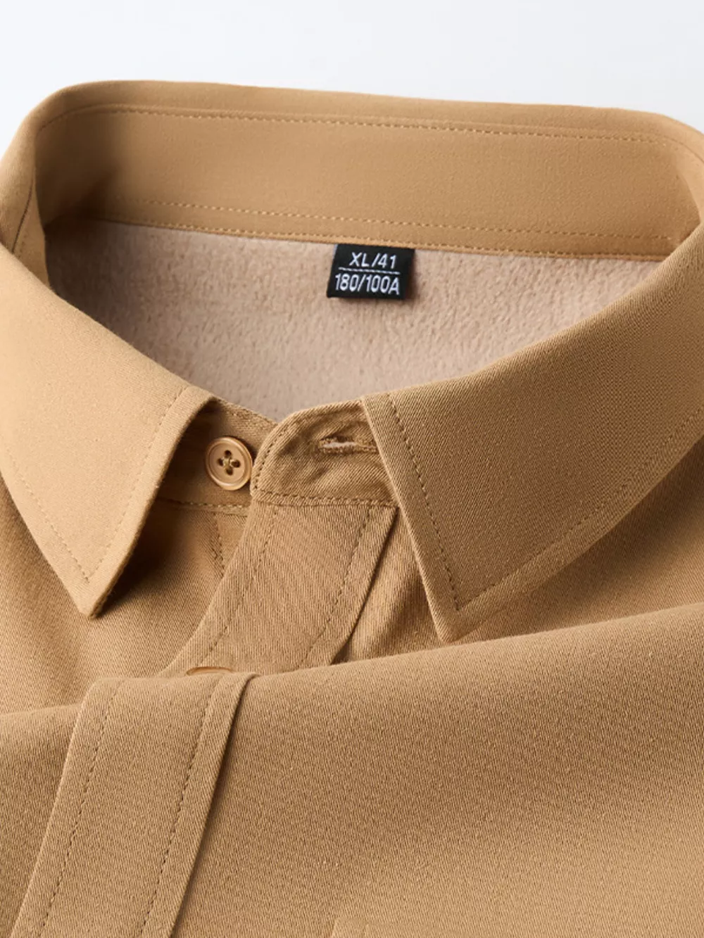Men's Plus Size Button Up Long Sleeve Shirt, image 8