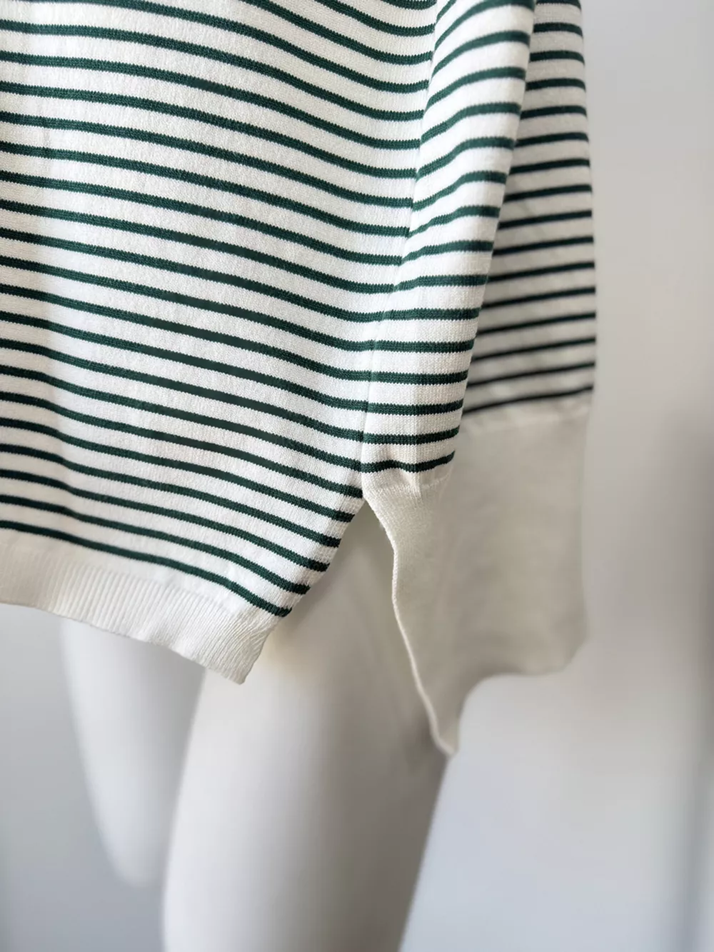 Striped Round Neck Knit Top, image 28