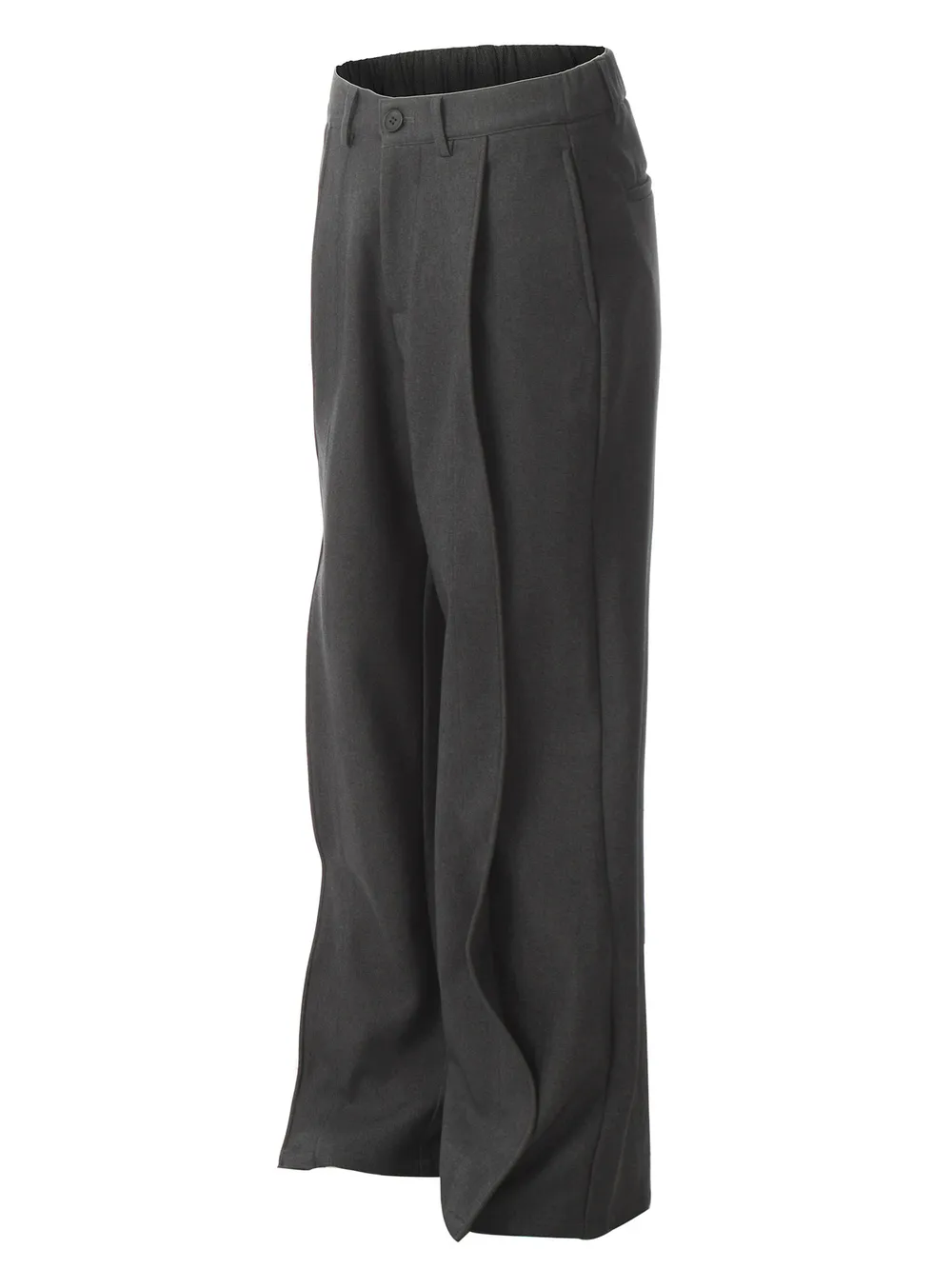 Men's Wide Leg Pants with Pleated Front, image 3