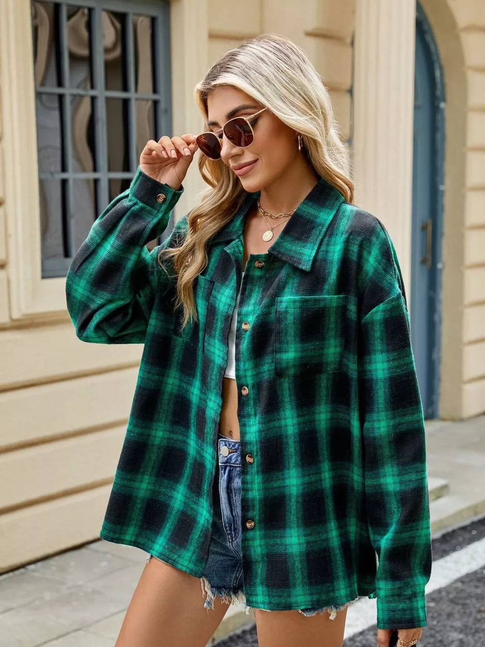 Plaid Button Up Shirt, image 19