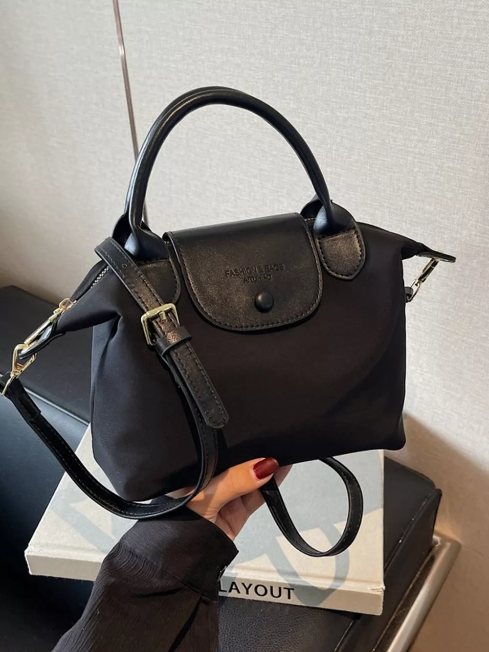 Top Handle Crossbody Bag