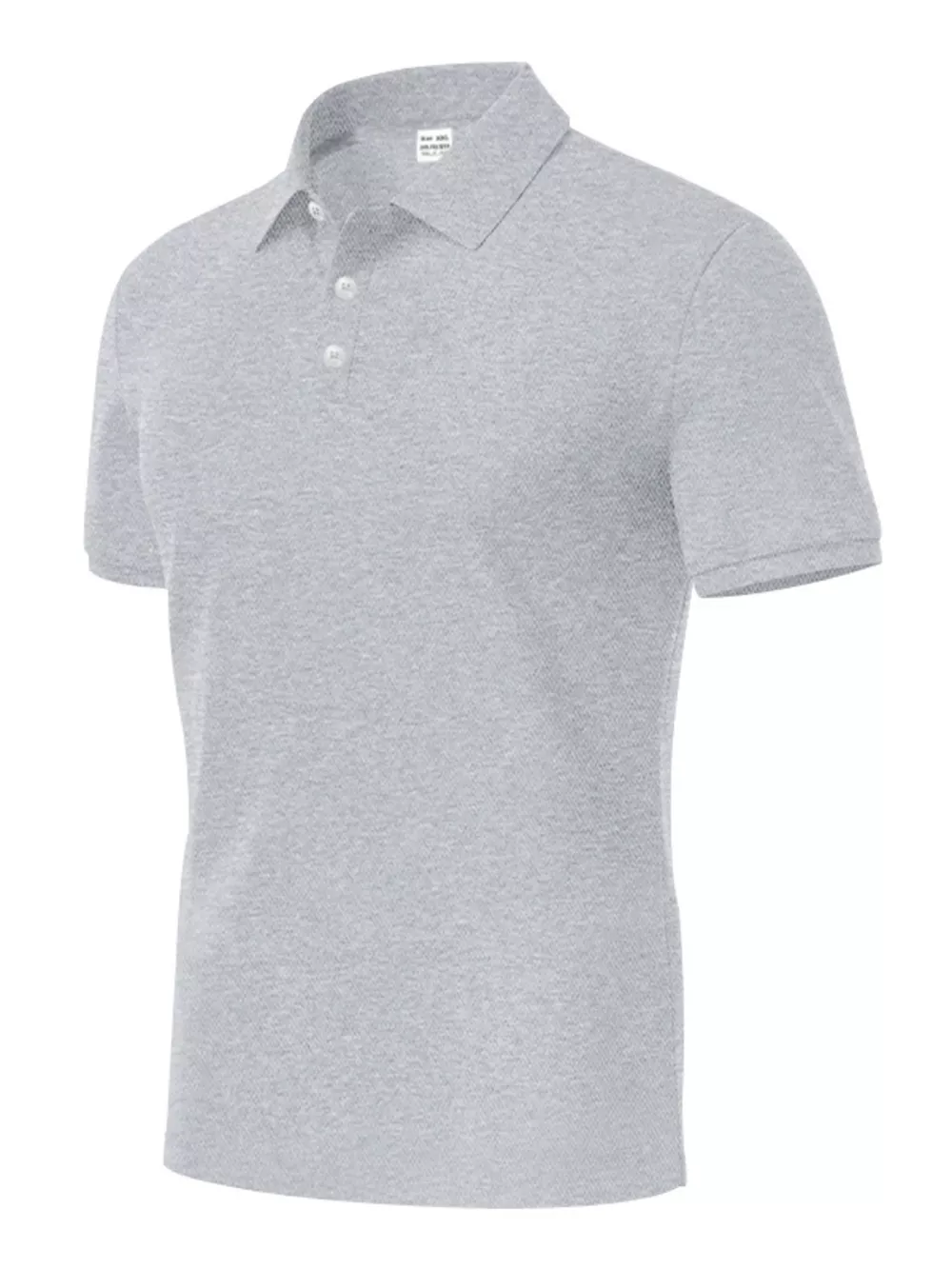 Men's Full Size Button Detail Short Sleeve Polo Plus Size, image 9