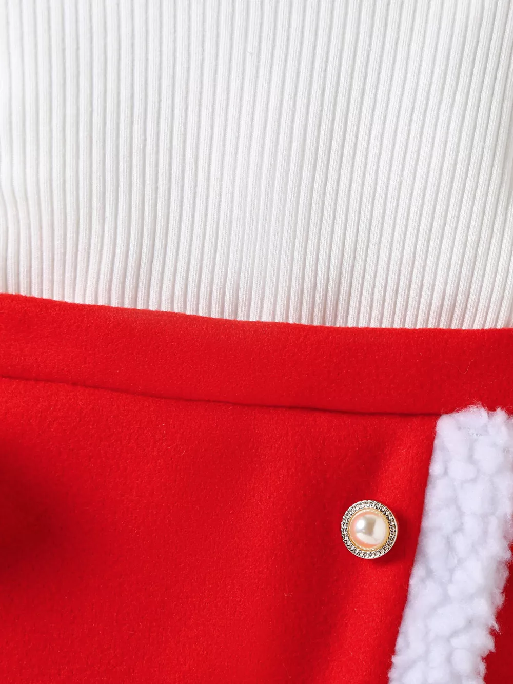 Children's Christmas Outfit Set with Santa Hat, image 4