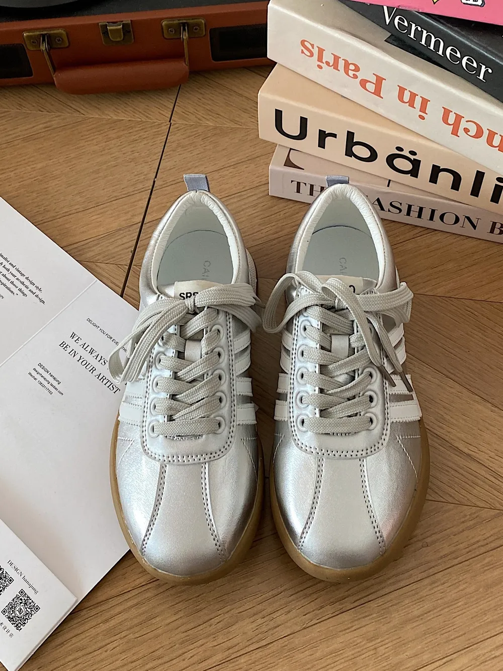 Striped Lace Up Sneakers, image 11