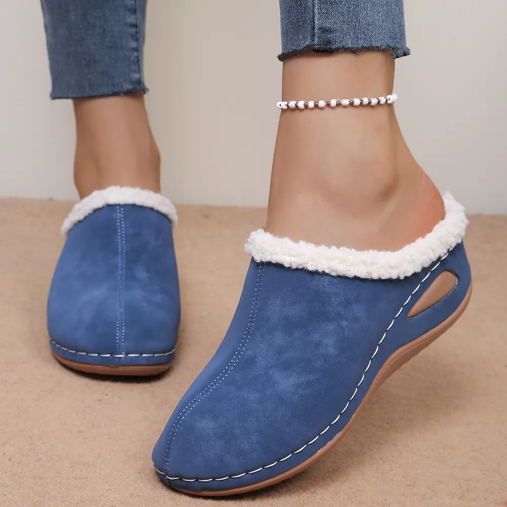 Plush Lined Wedge Slip-Ons, image 7