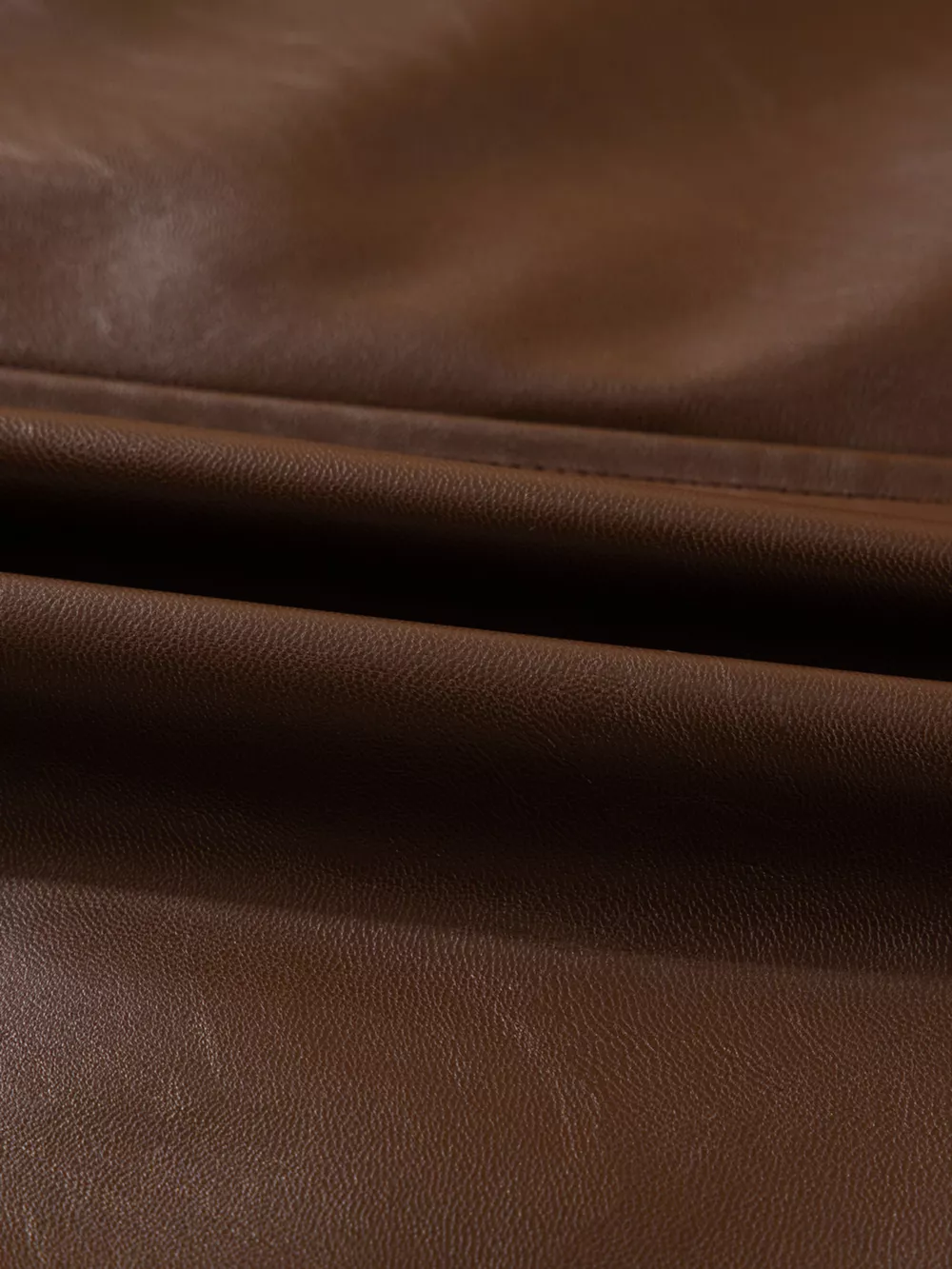 Double Flap Pocket Drawstring Hem Leather Jacket, image 19