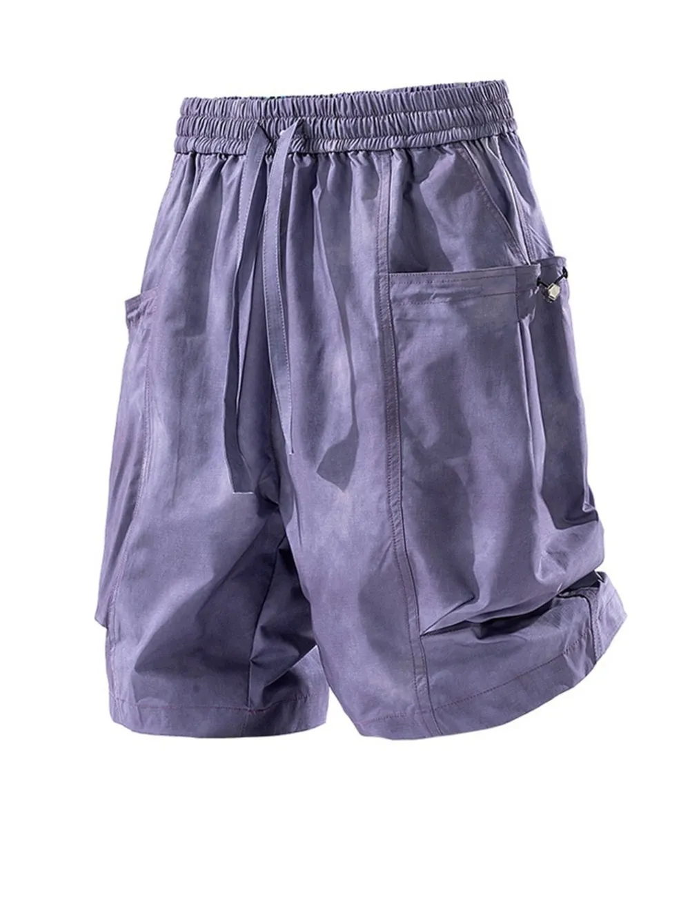 Men's Full Size Elastic Waist Cargo Shorts with Multi-Pockets Plus Size, image 8