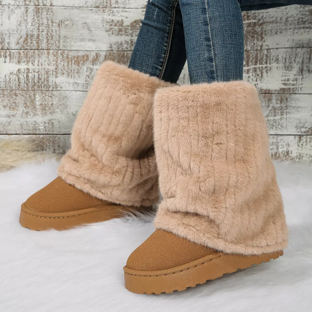 Round Toe Platform Boots, image 9