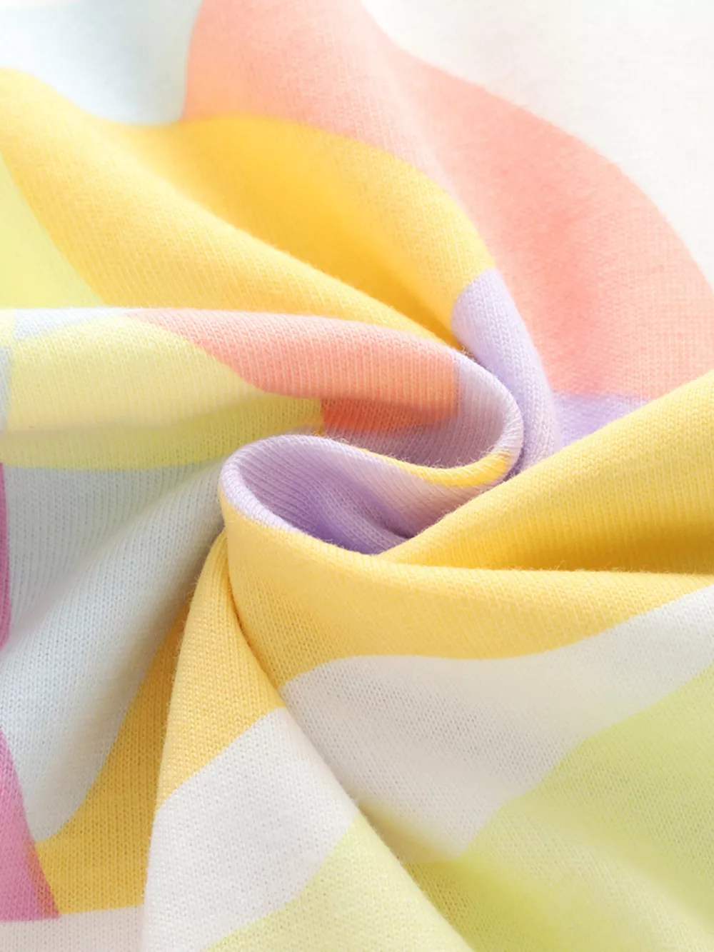 Children's Abstract Print Ruffle Sleeve T-Shirt, image 4