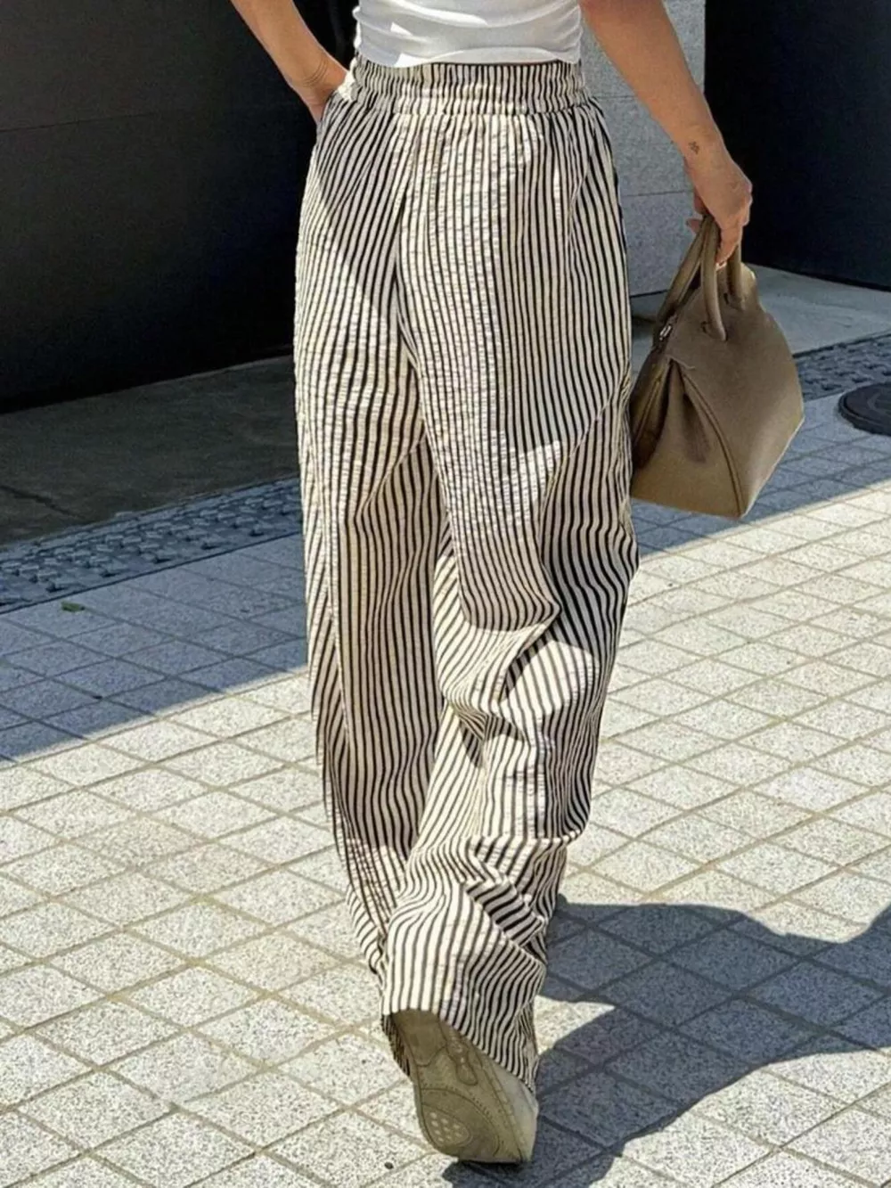 Striped Wide Leg Pants, image 12
