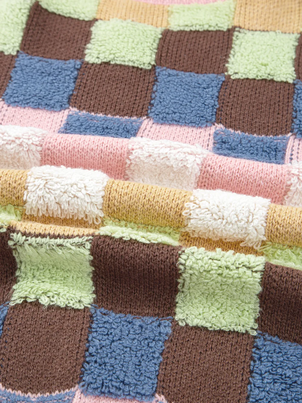 Checkered Pattern Button Front Cardigan, image 8