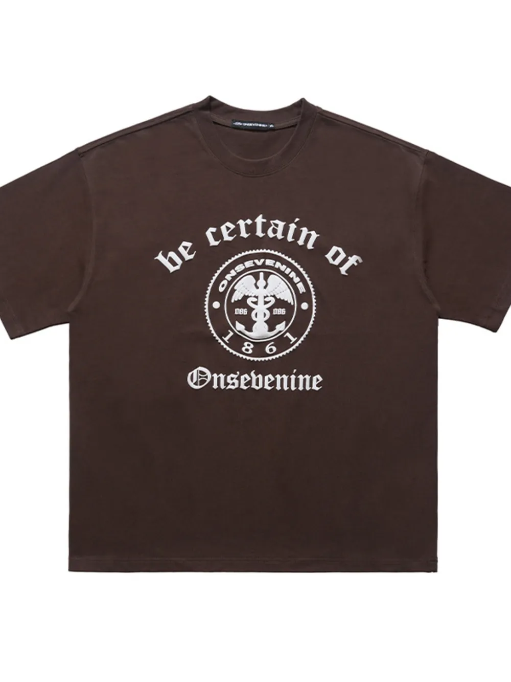 Men's Graphic Round Neck Oversized T-Shirt, image 3