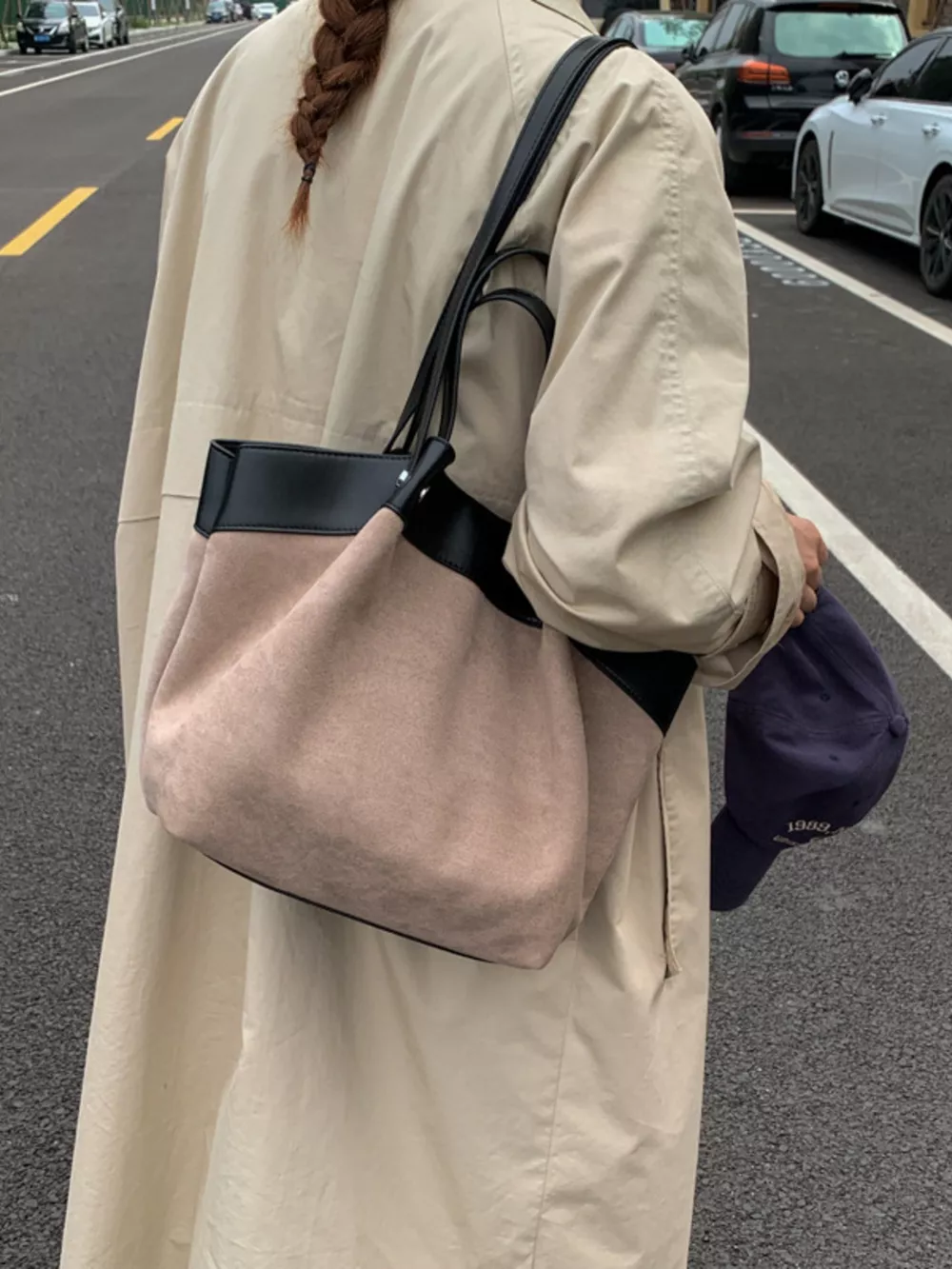 Lightweight Classic Color Tote Bag, image 9