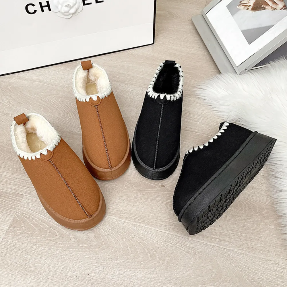 Fleece-Lined Winter Ankle Boots, image 2