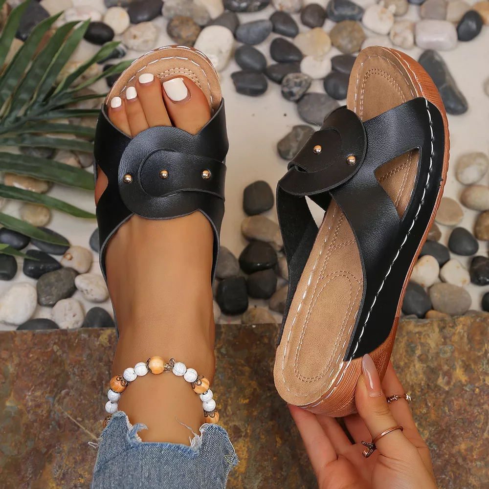 Open Toe Wedge Sandals, image 10