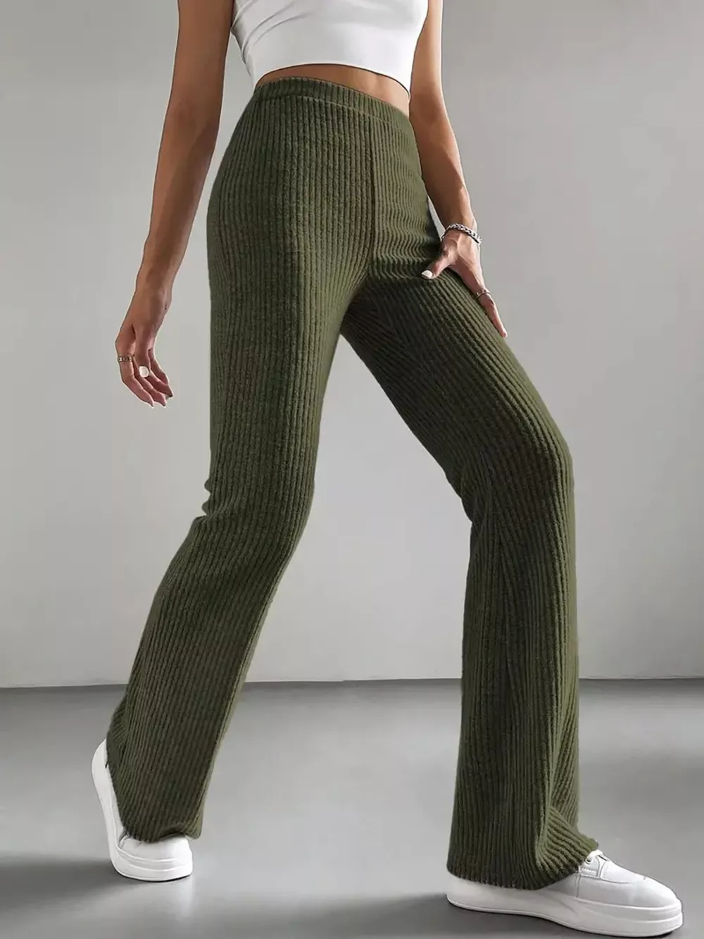 High Waist Flare Pants
