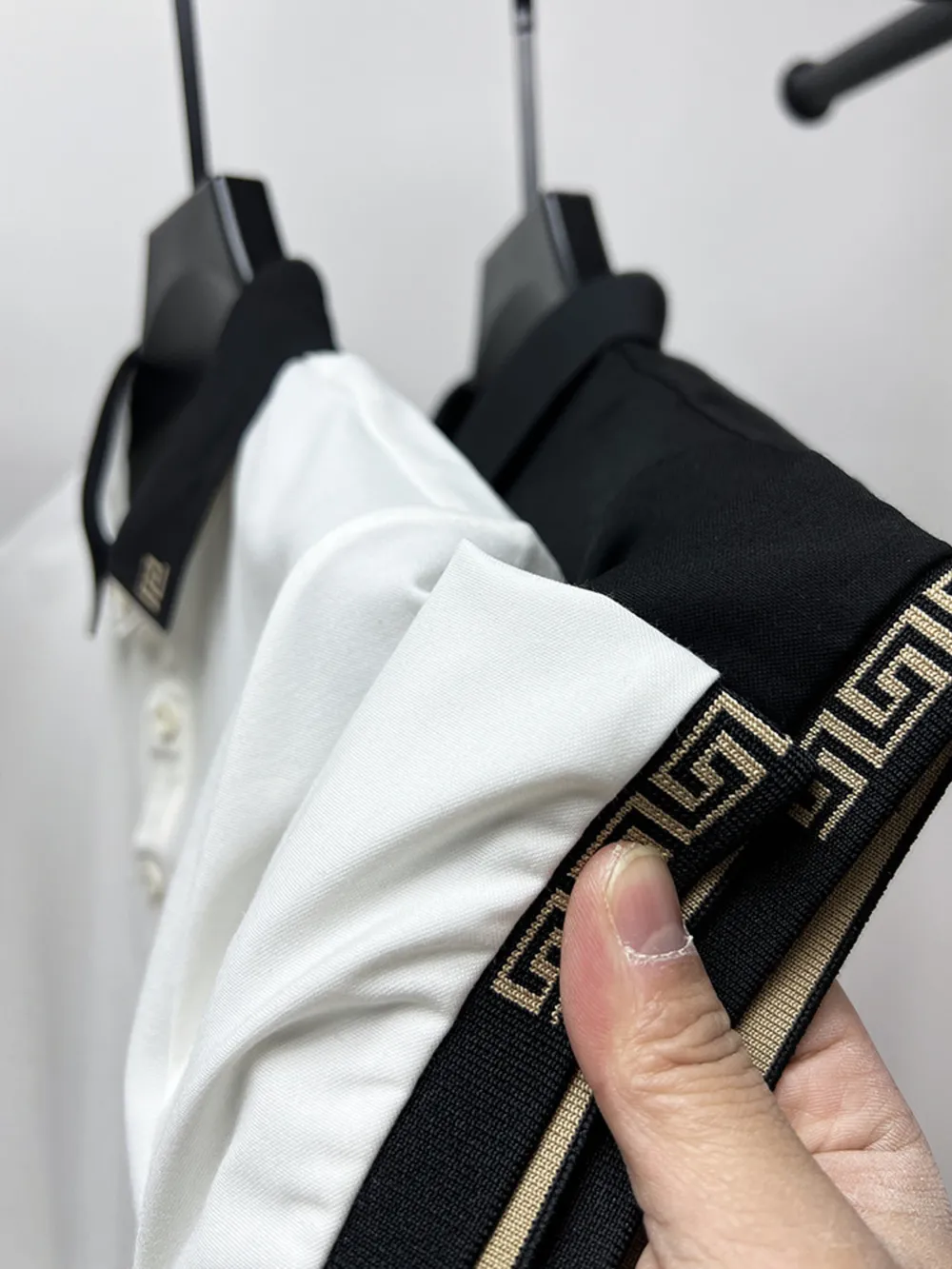 Men's Plus Size Button Detail Short Sleeve Polo, image 8