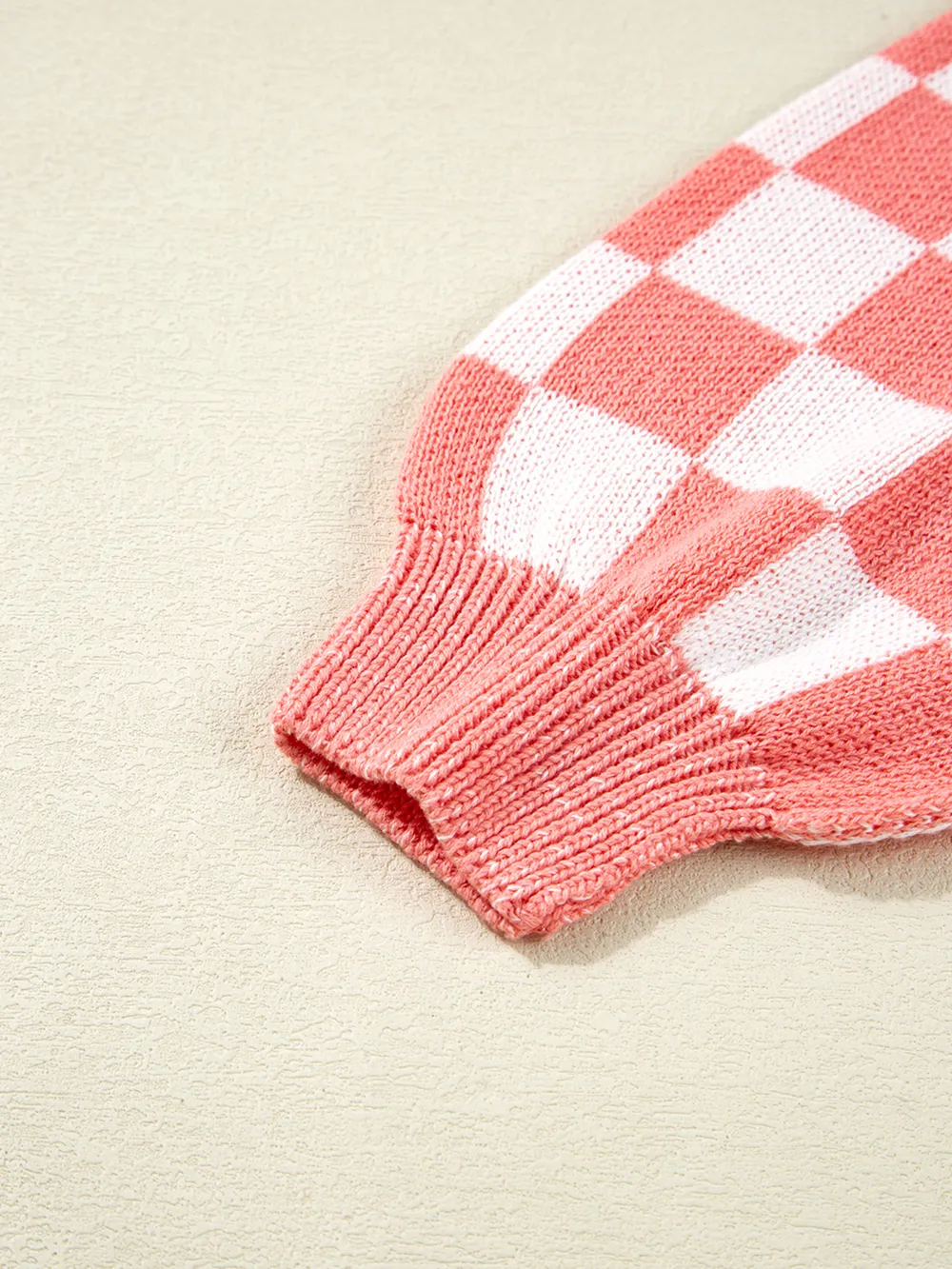 andycane Snowflake Checker Drop Shoulder Sweater, image 6