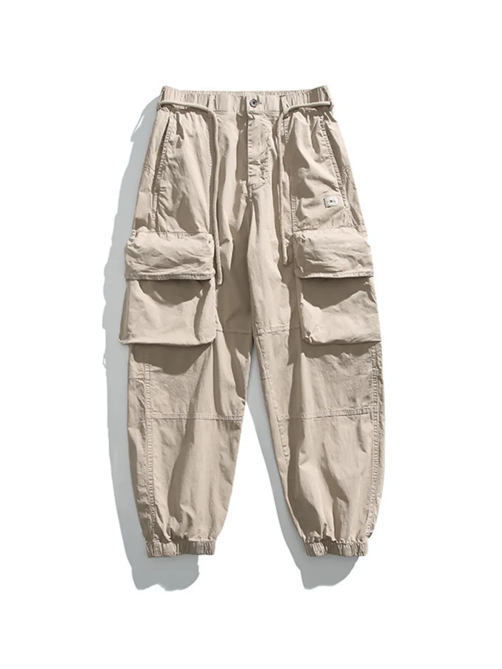 Men's Full Size Multiple Pockets Pants Set Plus Size, image 4