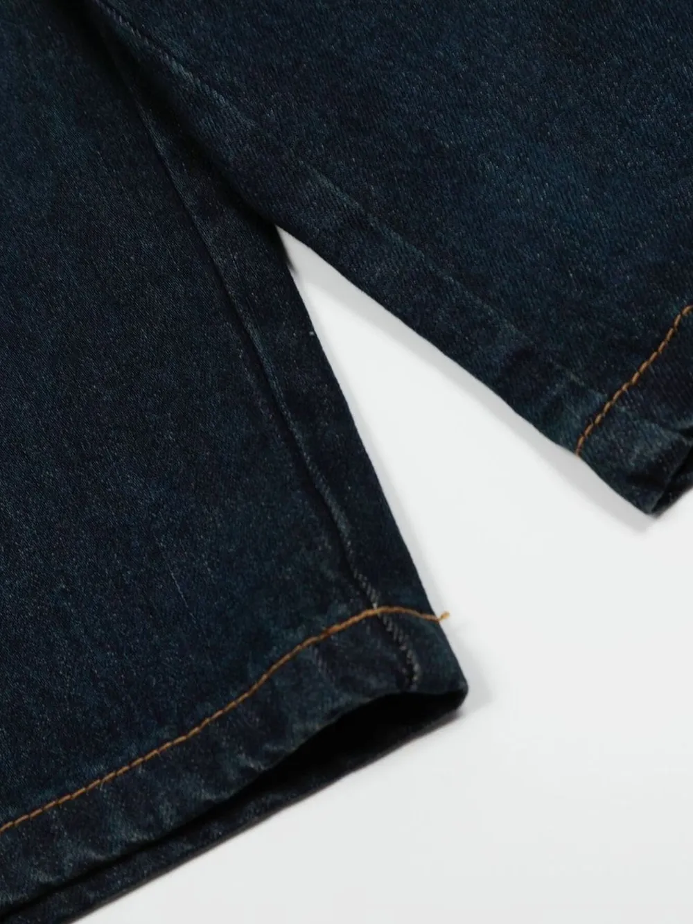 Men's Wide Leg Wash Denim Shorts, image 12