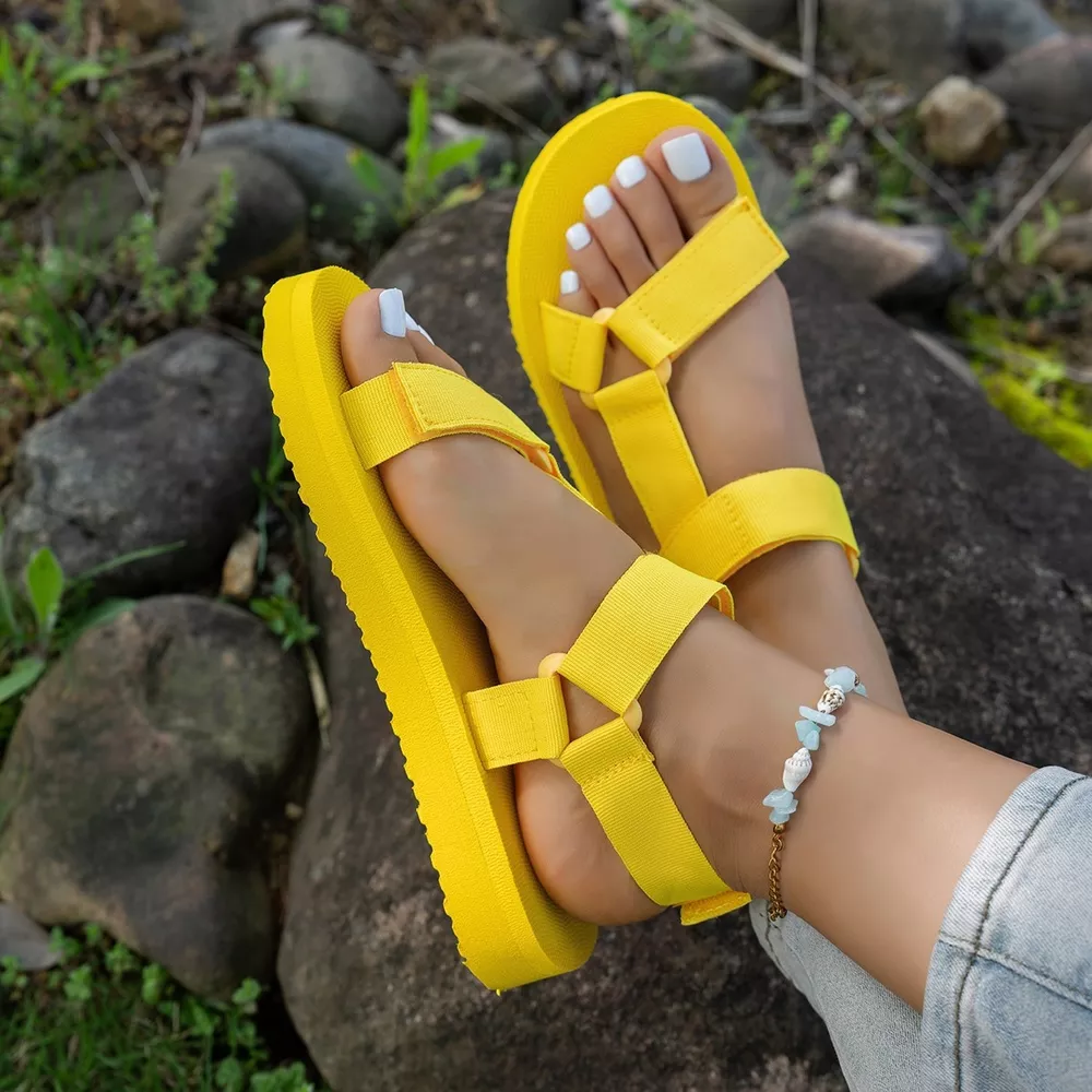 Open Toe Flats Sandals, image 6