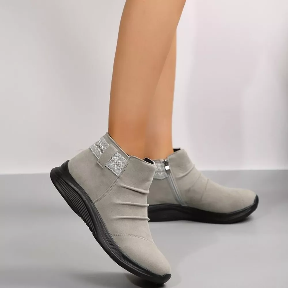 Round Toe Platform Boots, image 6