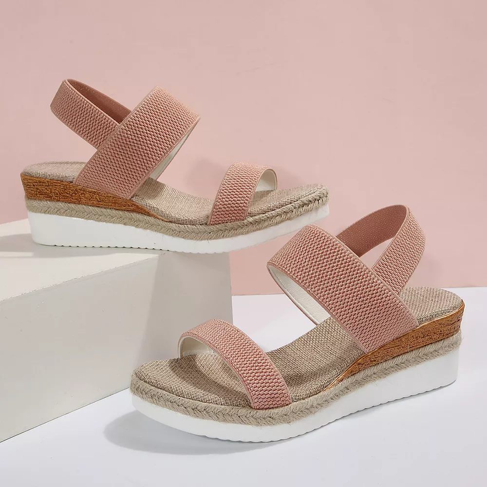 Open Toe Wedge Sandals, image 4