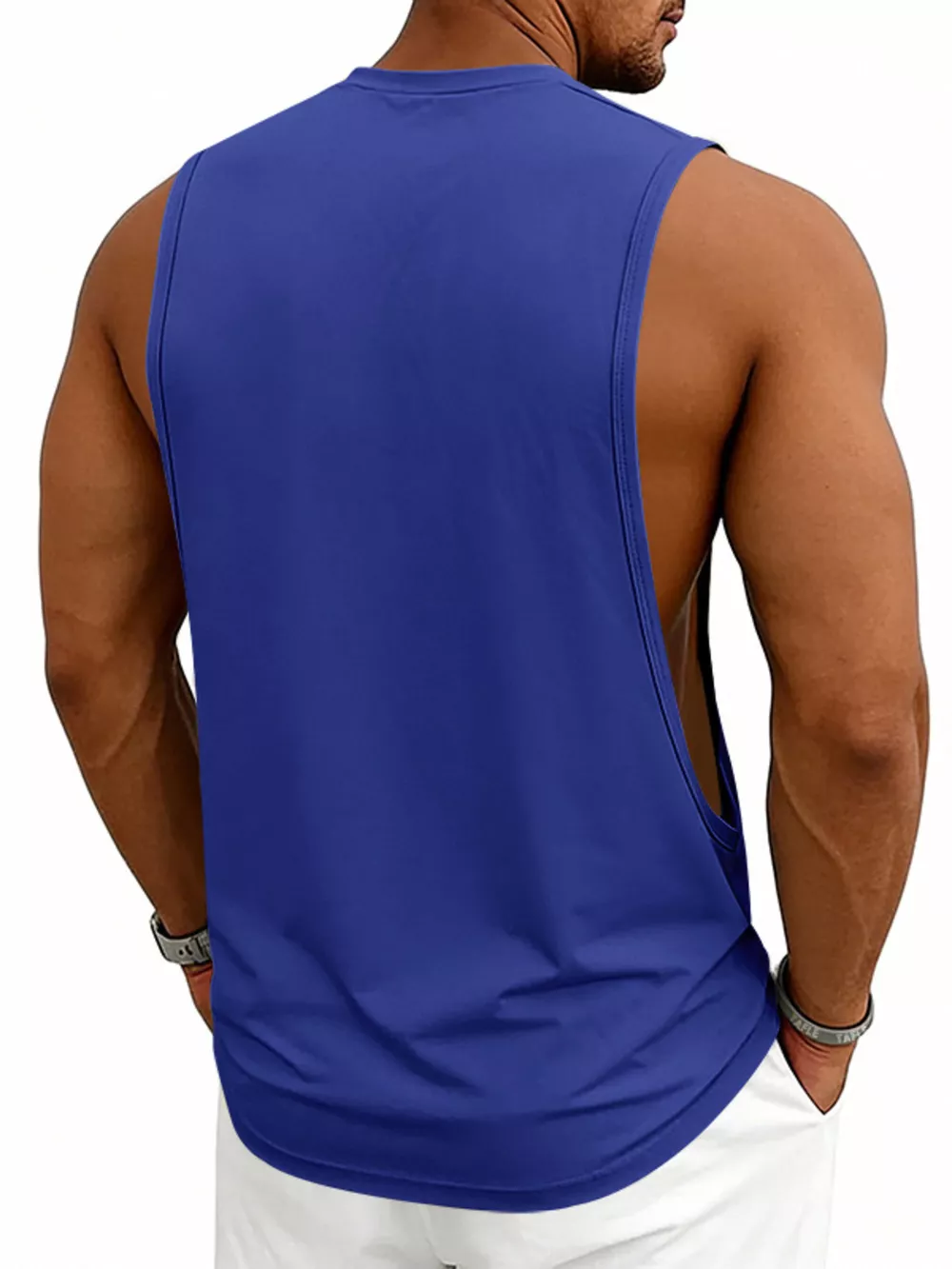 Men's Full Size Round Neck Tank Plus Size, image 3