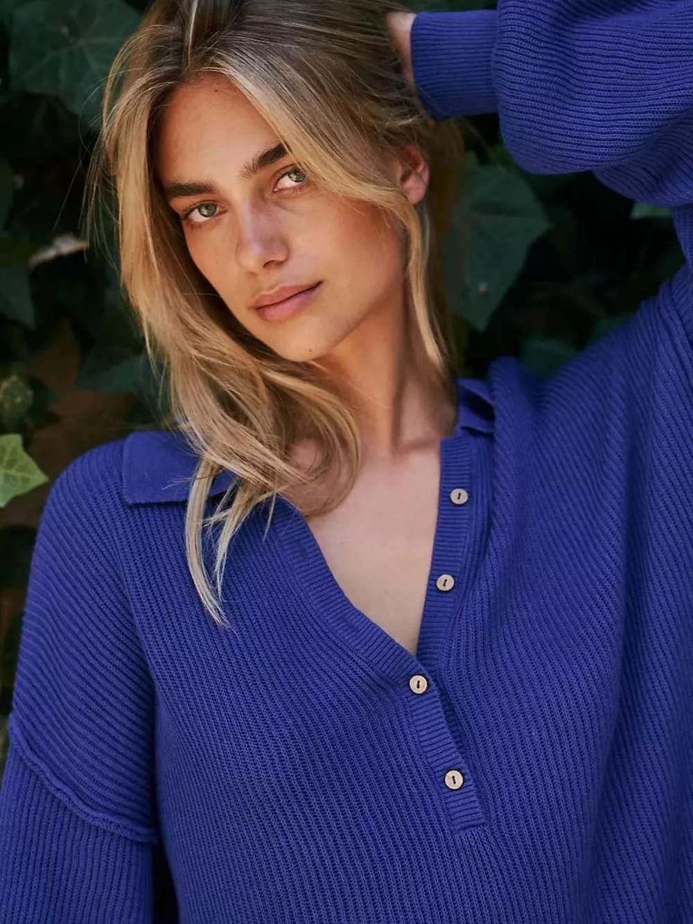 Ribbed Knit Long Sleeve Romper, image 6