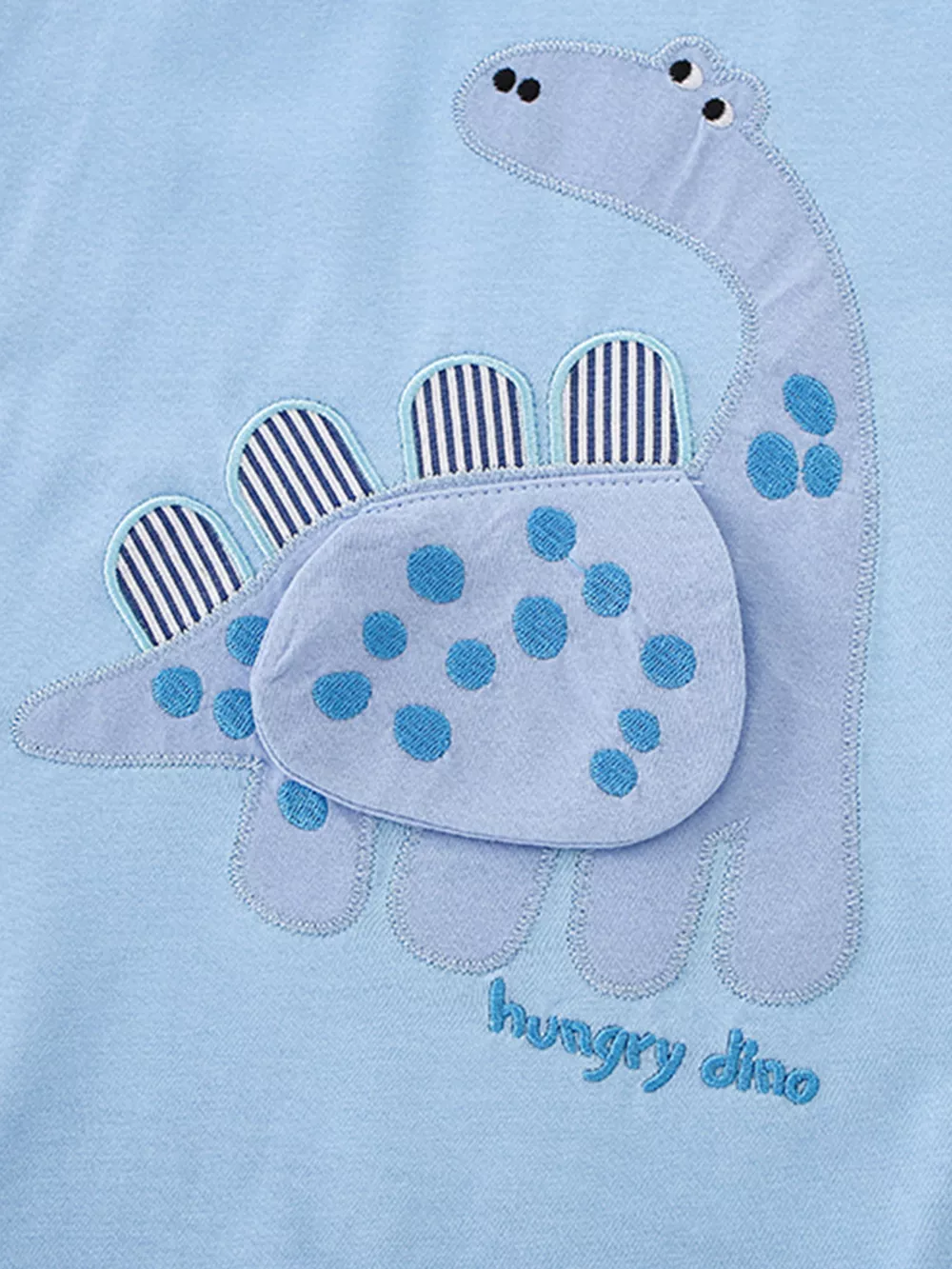 Children's Dinosaur Applique Short Sleeve T-Shirt, image 4