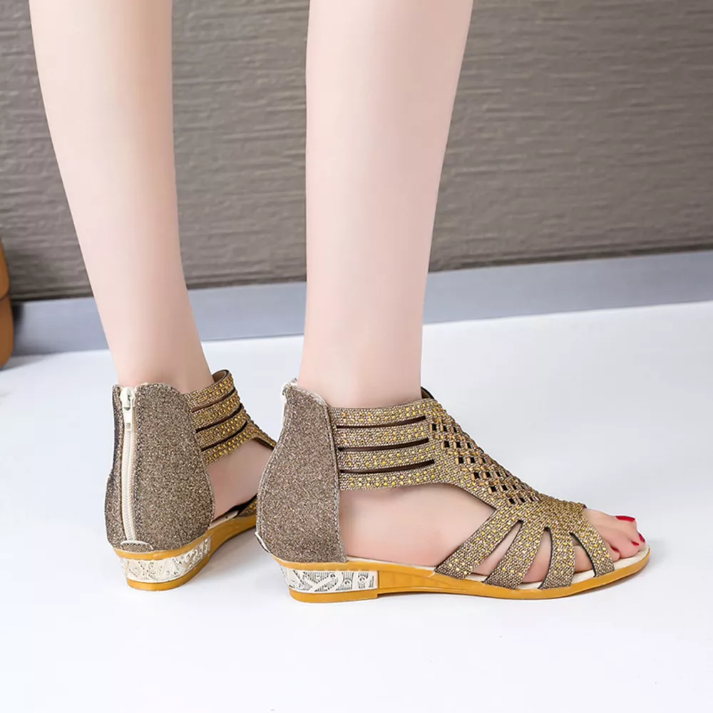 Rhinestone Open Toe Sandals, image 6
