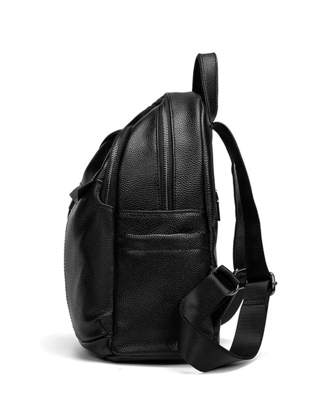 Minimalist Chic PU Leather Casual Backpack Bag, image 6