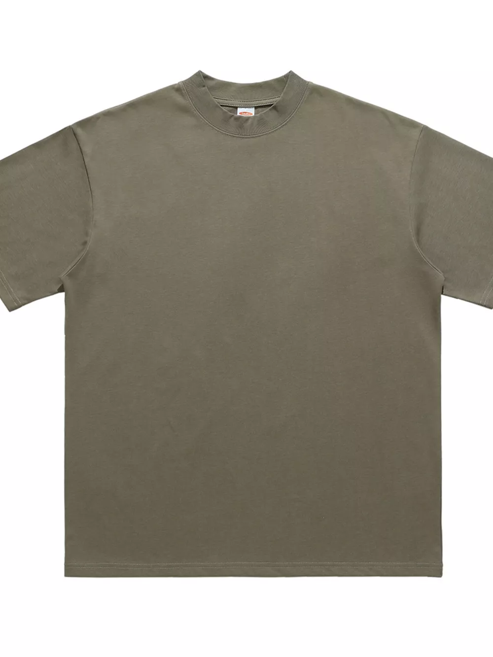 Men's Oversized Solid Color Crew Neck T-Shirt