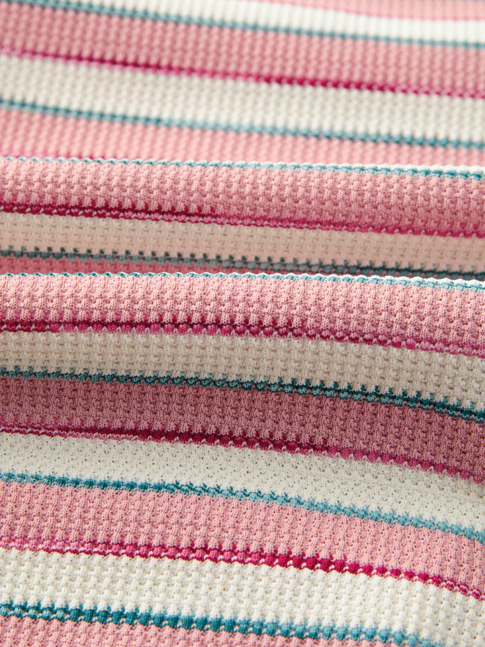Stripe Stitched Detail Color Block Patchwork Oversized Top, image 20