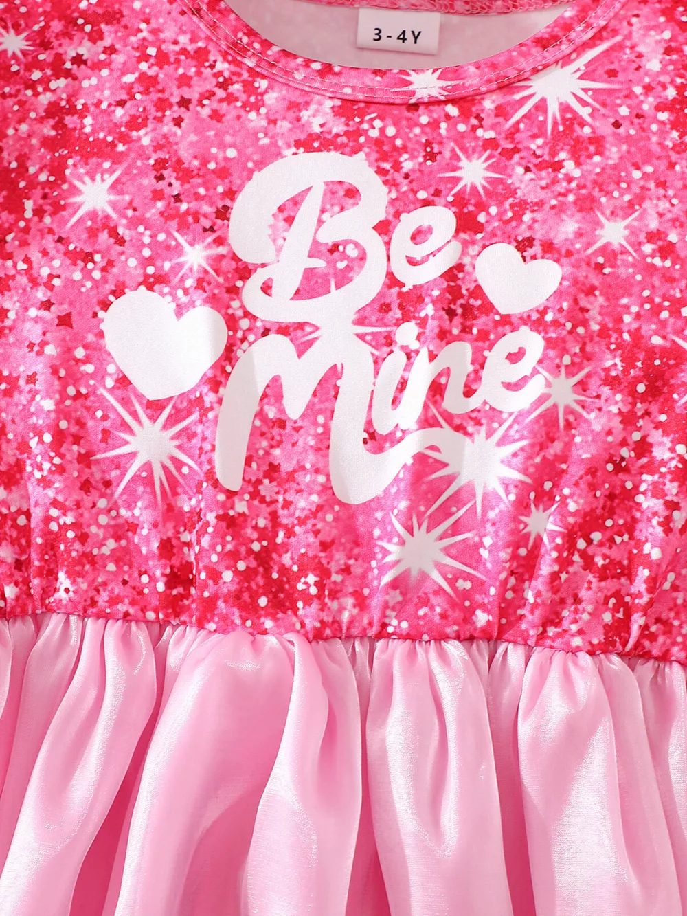 Children's Sequin Puff Sleeve Dress, image 4