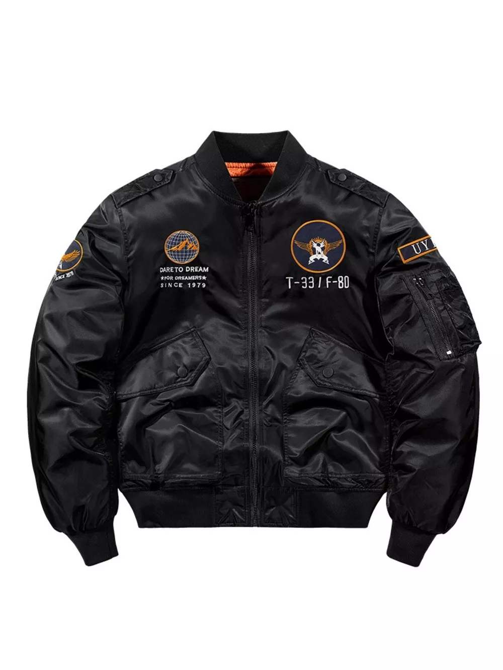 Men's Plus Size Zip Up Long Sleeve Jacket, image 3