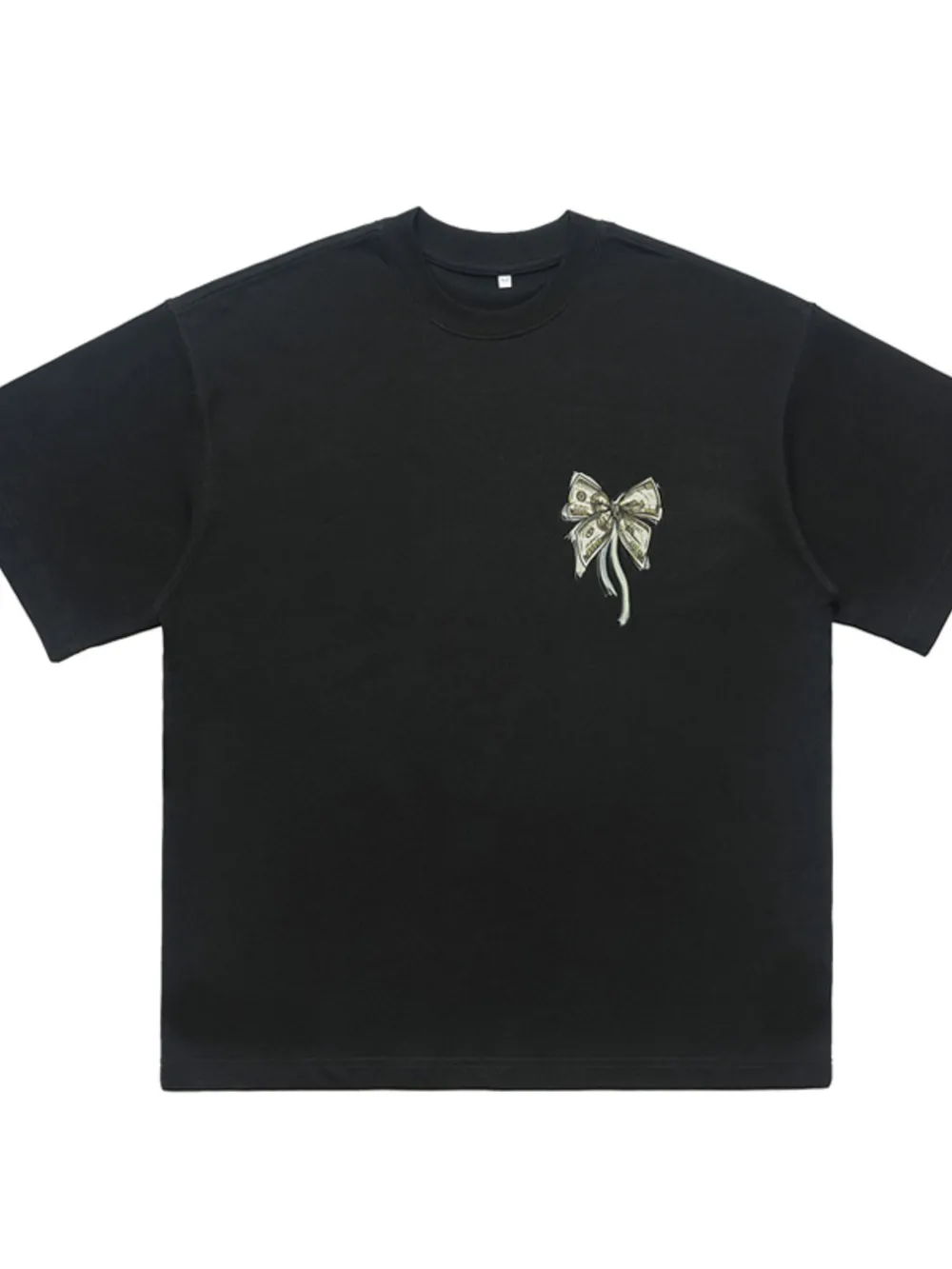 Men's Bow Graphic Oversized T-Shirt, image 7