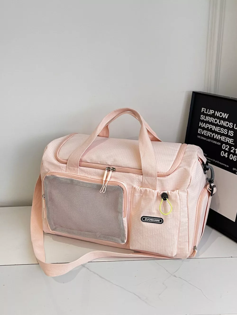 Drawstring Multi Pockets Travel Bag, image 6