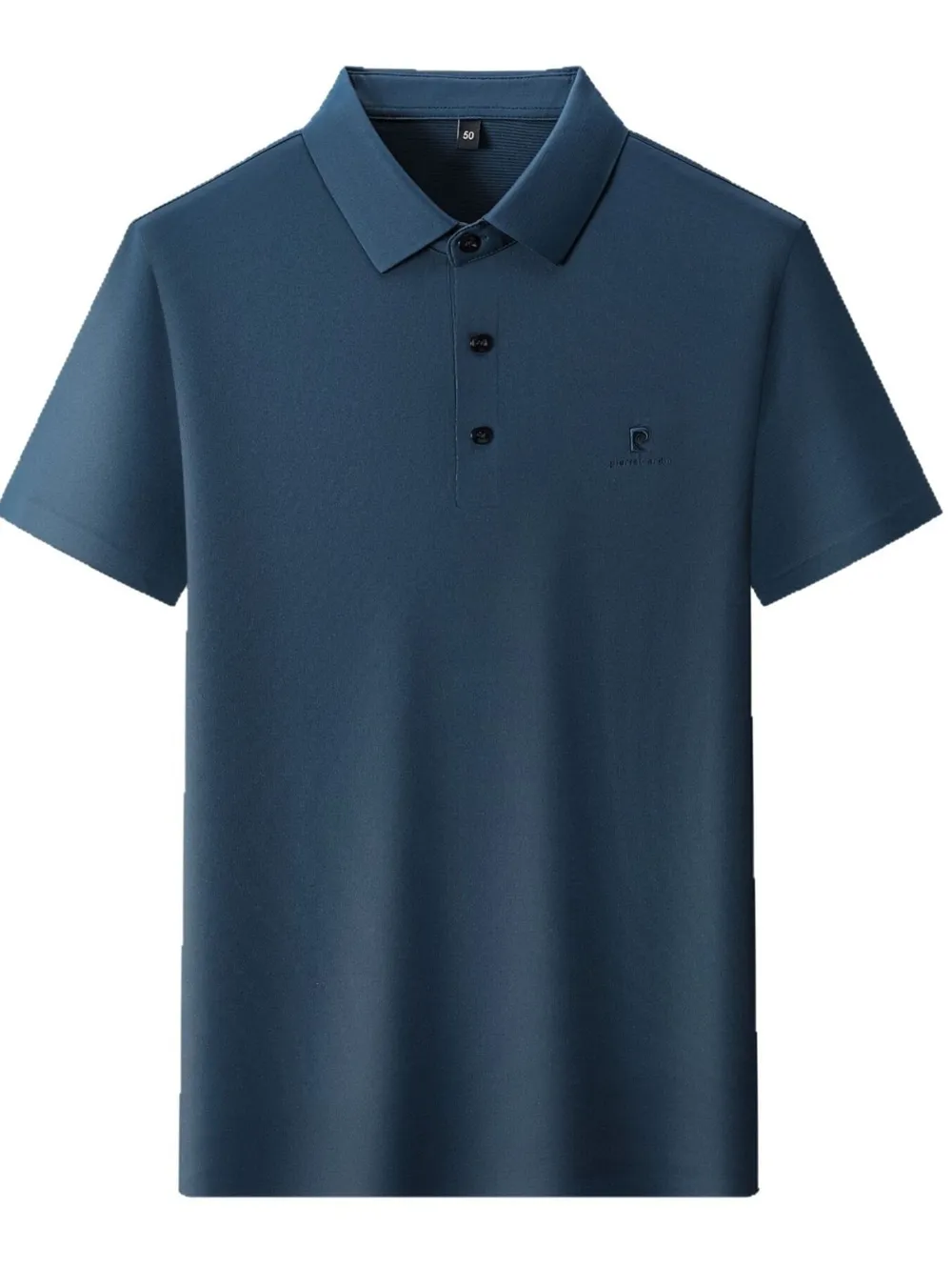 Men's Plus Size Button Detail Short Sleeve Polo, image 6