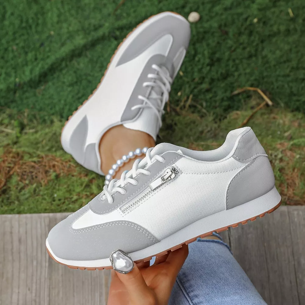 Round Toe Lace Up Sneakers, image 9