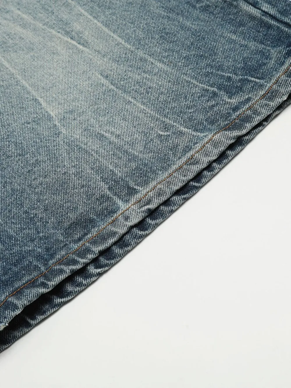 Men's Wash Wide-Leg Denim Shorts, image 4